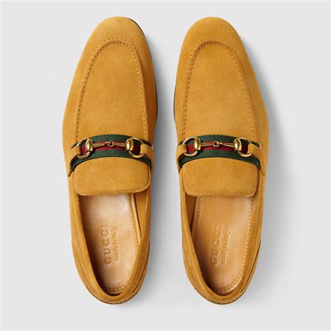 gucci mens loafers suede|Gucci Loafers for Men .